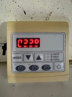 Digitales Thermostat-Bedienfeld mit LED-Anzeige