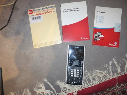 TI-Nspire CX Taschenrechner mit Handbüchern