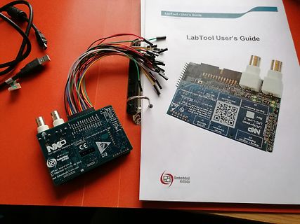 LabTool Leiterplatte, Kabel und Benutzerhandbuch