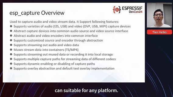 Präsentationsfolie zu esp_capture Overview
