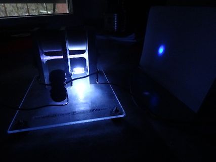 Aufbau eines longitudinalen Seekastenlasers