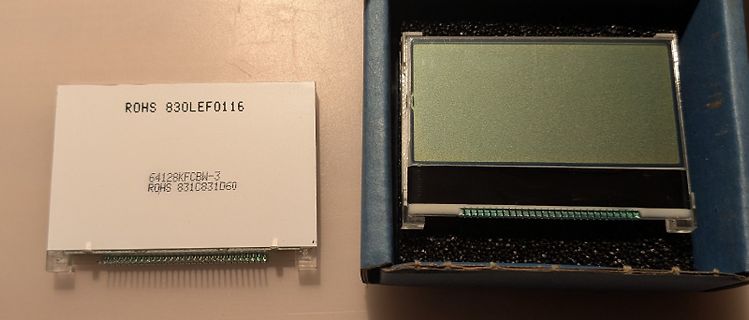 LCD-Display und Rückseite