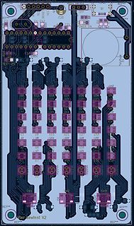 PCB-Layout einer Leiterplatte