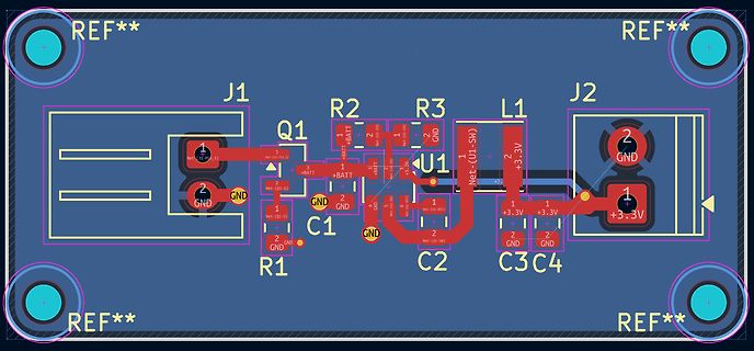 PCB-Layout einer Leiterplatte