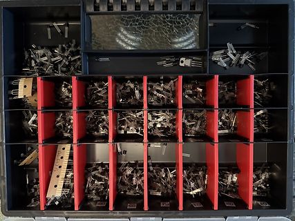 Sortierbox mit Transistoren