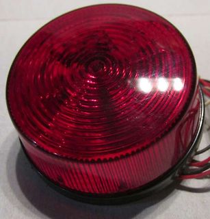 Rote LED-Leuchte oder Signallampe