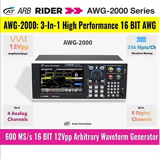Werbebanner für AWG-2000 Series Arbitrary Waveform Generator
