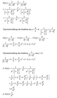 Mathematische Herleitung einer Taylorentwicklung
