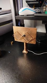 DIY-Antennenaufbau auf Metallplatte