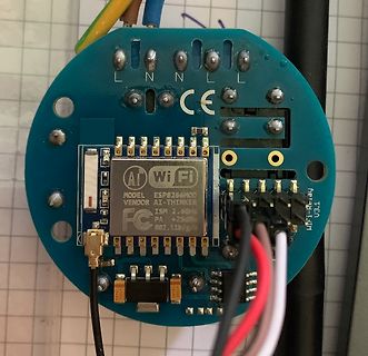 Bestückte Leiterplatte mit ESP8266-Modul