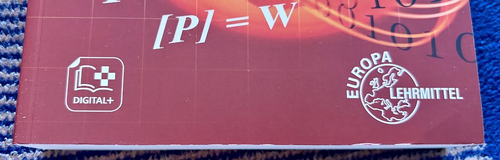Buchcover mit Formel und Logo