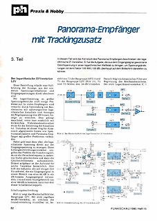 Textseite mit Blockschaltbild eines logarithmischen ZF-Verstärkers