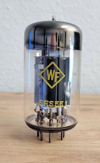 Elektronenröhre mit WF Aufdruck