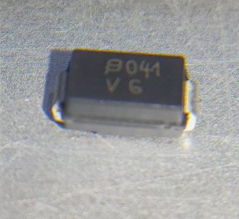 Oberfläche eines elektronischen Bauteils