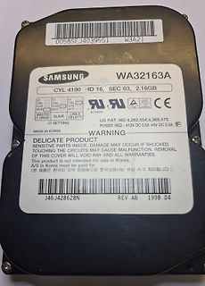 Samsung Festplatte WA32163A