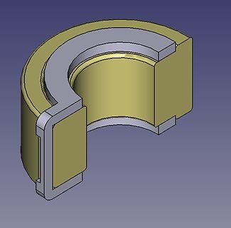 3D-CAD-Modell eines Ringelements