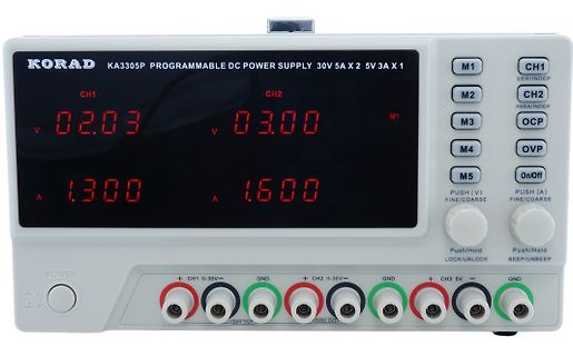 Programmierbares DC-Labornetzteil von Korad