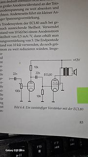 Foto eines Schaltplans aus einem Buch
