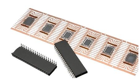 Mikrochips und Leiterplatten-Panel
