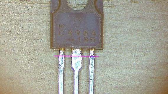 Transistor im TO-220 Gehäuse