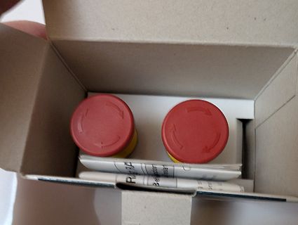 Zwei Fläschchen in einer Schachtel
