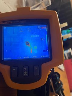 Fluke Wärmebildkamera mit Displayanzeige