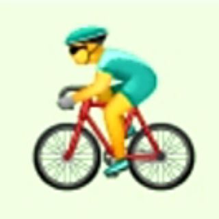 Illustration eines Radfahrers