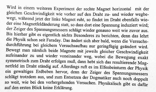 Deutscher Text über ein physikalisches Experiment