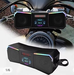 Motorrad-Bluetooth-Lautsprecher mit LED-Display