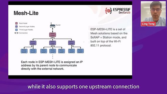 Netzwerkdiagramm ESP-MESH-LITE
