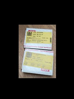 Etiketten einer Switching Power Supply