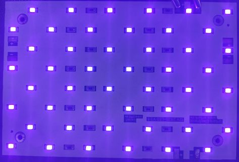 LED-Matrix auf Leiterplatte