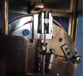 Detailaufnahme eines mechanischen Uhrwerks