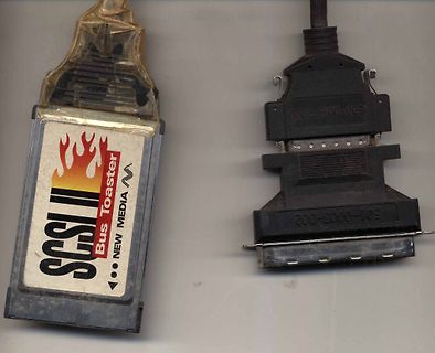 SCSI II Bus Toaster und SCSI-Stecker