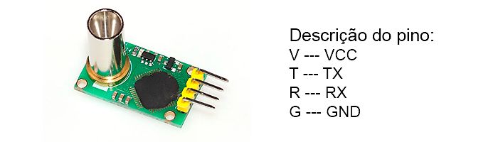 Sensor-Modul mit Pinbelegung-Beschreibung