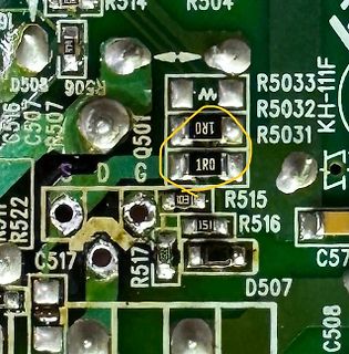 Nahaufnahme einer Leiterplatte mit SMD-Bauteilen