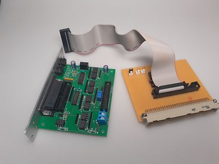 Leiterplatten mit Flachbandkabel und Steckverbindung