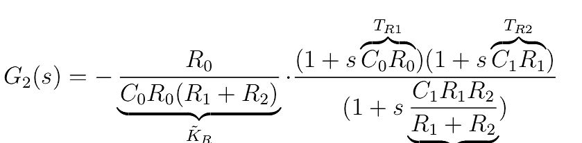 Mathematische Formel einer Übertragungsfunktion