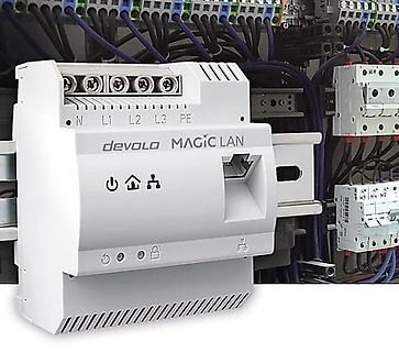 devolo Magic LAN Powerline Adapter an Elektroinstallation
