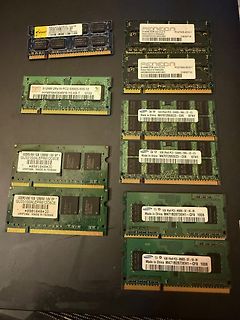 Verschiedene DDR und DDR2 RAM-Module