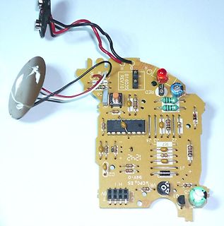 Leiterplatte mit elektronischen Bauteilen