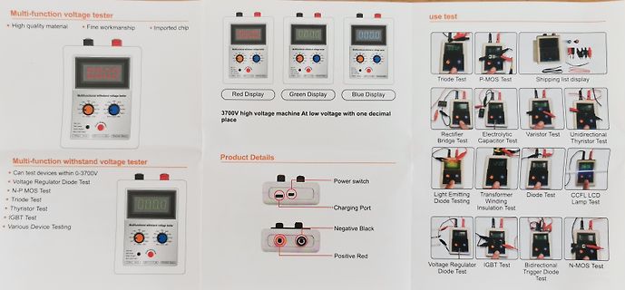 Produktbroschüre eines Multi-function voltage tester