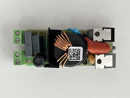 Leiterplatte eines Schaltnetzteils mit Transformator