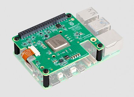 Raspberry Pi AI HAT auf Raspberry Pi Board