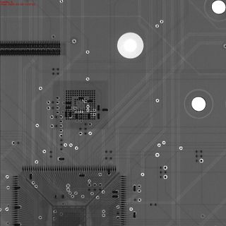 CAD-Ansicht eines Leiterplatten-Layouts