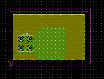Leiterplatten-Layout CAD-Ansicht