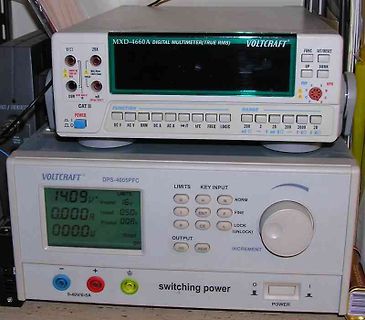 Voltcraft Digitalmultimeter und Netzteil