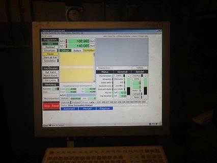 Display einer CNC-Steuerung
