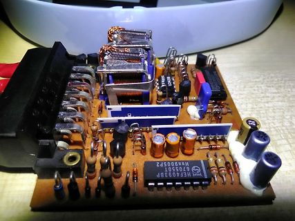 Leiterplatte mit elektronischen Bauteilen