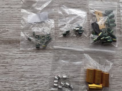 Elektrolytkondensatoren in Plastikbeuteln
